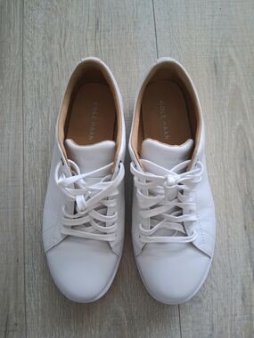 Cole Haan Women's White Leather Sneakers 9